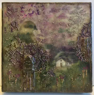 Encaustic — Secret Garden