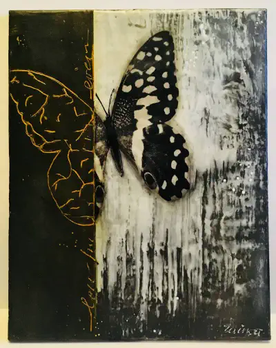 Encaustic — Butterfly