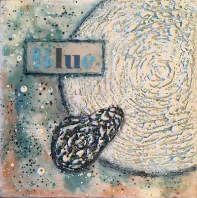 Encaustic — Birch Trees and Dragonflies