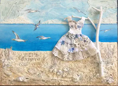 Mixed Media — By the Sea