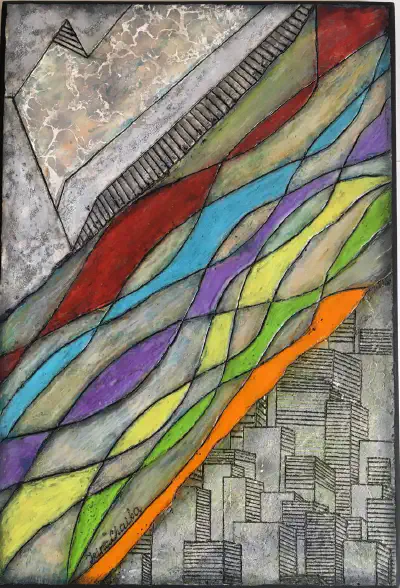 Encaustic — Fish Dream